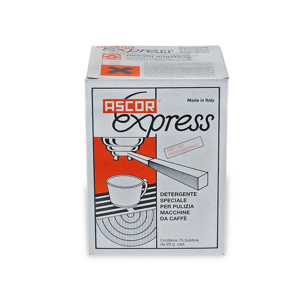 Detergente confezione 12 bustine 25 g per pulizia piccole macchine da caffè