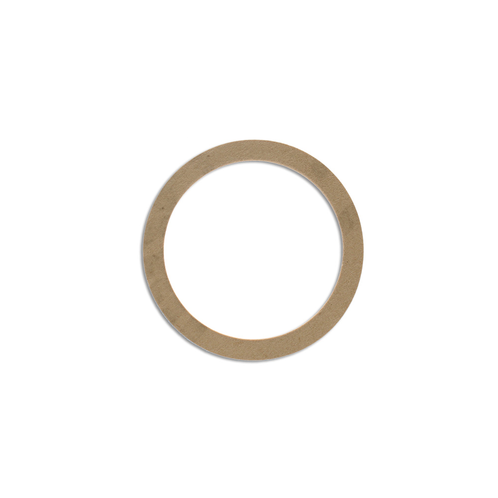 Spessore carta diametro 70x57x0,8 mm adattabile