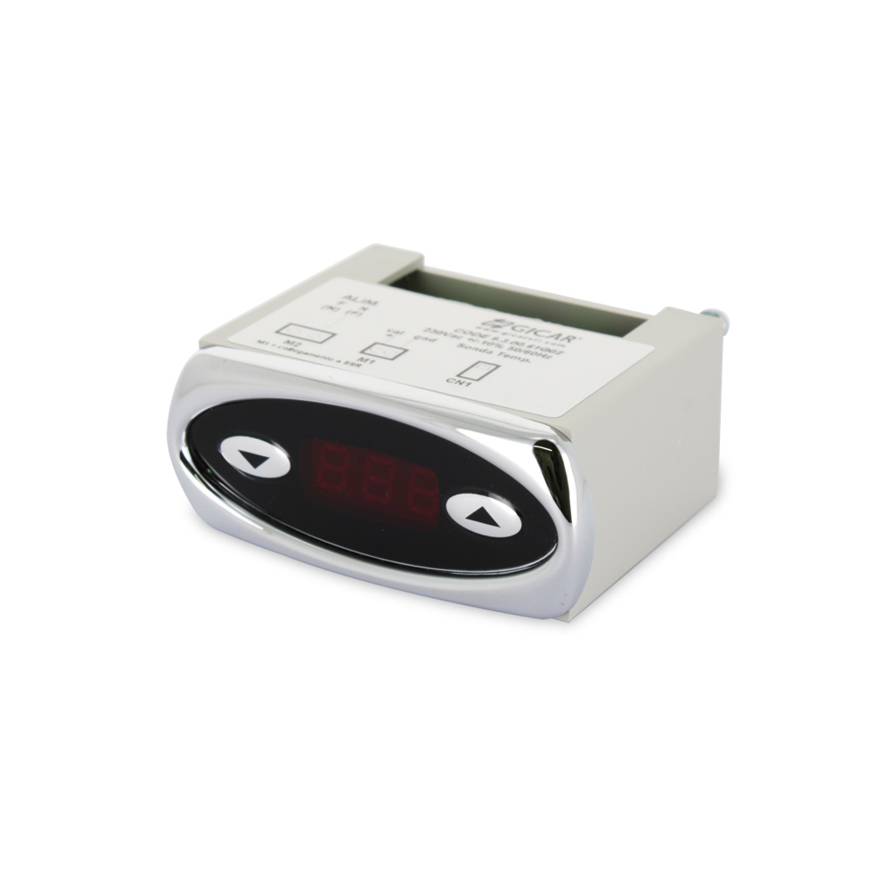 Termostato digitale Termopid 230V 50/60Hz, dimensione corpo 61x29x52mm, cornice