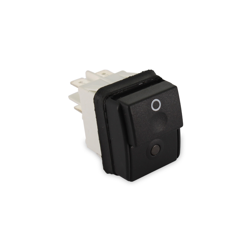 Interruttore bipolare nero 16A 250V adattabile