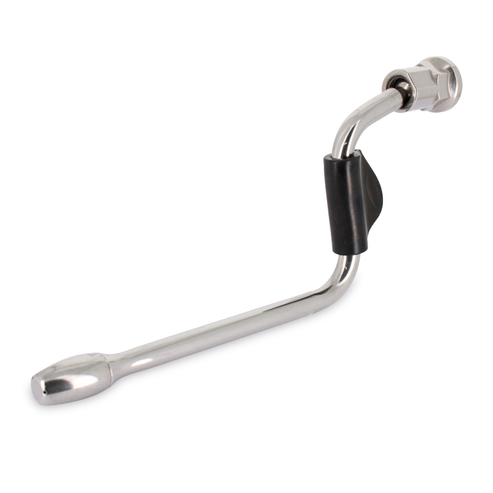 Tubo vapore completo inox Ø10mm lunghezza totale 280mnm