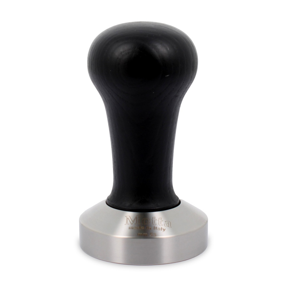 Pressino legno e inox manico nero Ø53 mm