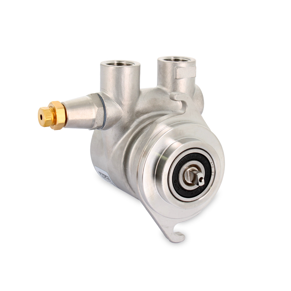 Pompa rotativa in acciaio compact plus ø 3/8 GAS/BSP attacco a flangia portata 1
