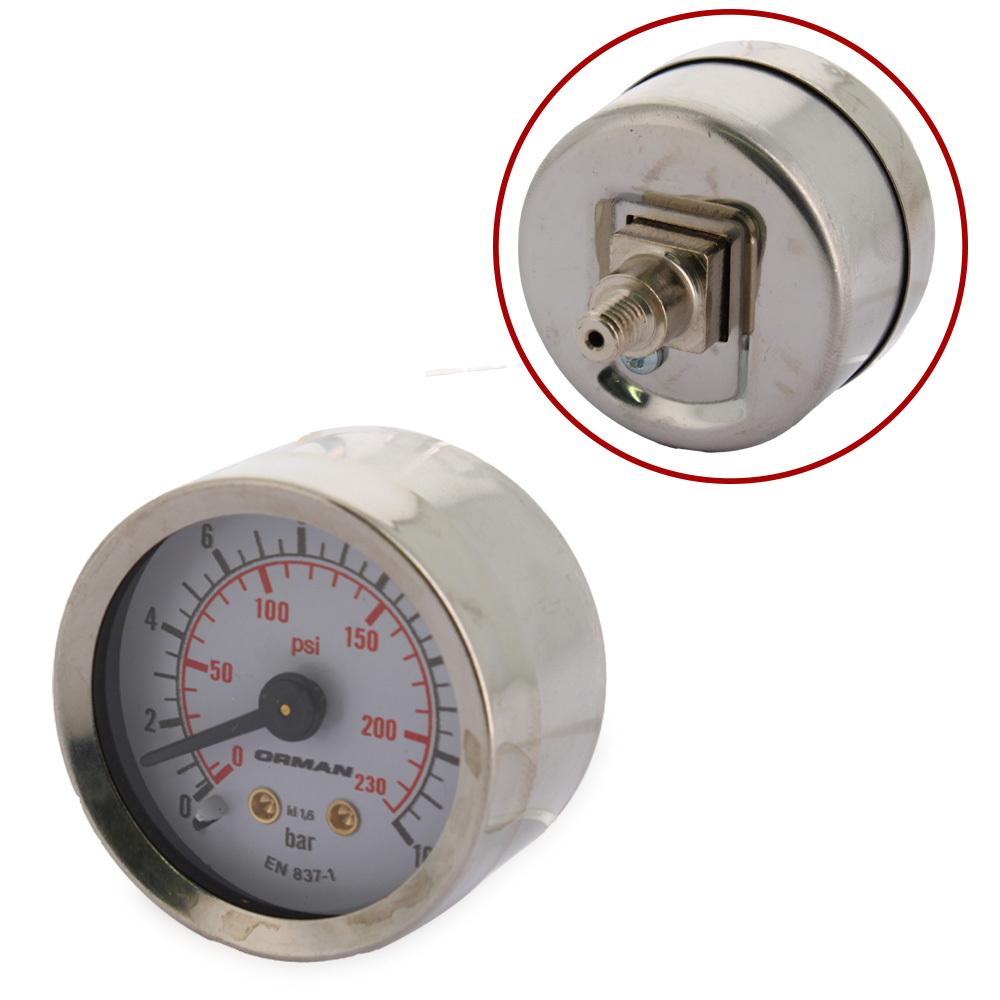 Manometro pompa Ø41mm 0-16bar