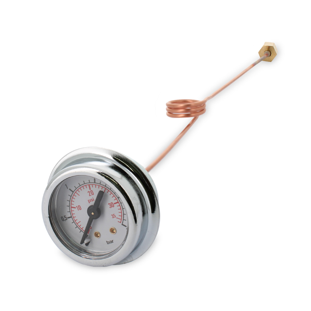 Manometro pompa corpo Ø41mm 0÷2,5Bar attacco Ø 1/8m