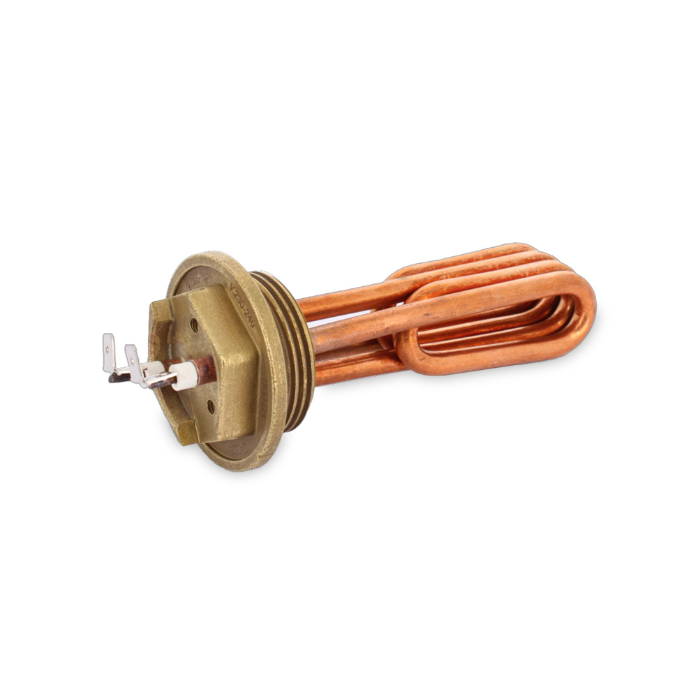 Resistenza 1000/1090W 230/240V 2 poli, attacco Ø 1"1/4, fori portatermostato, i