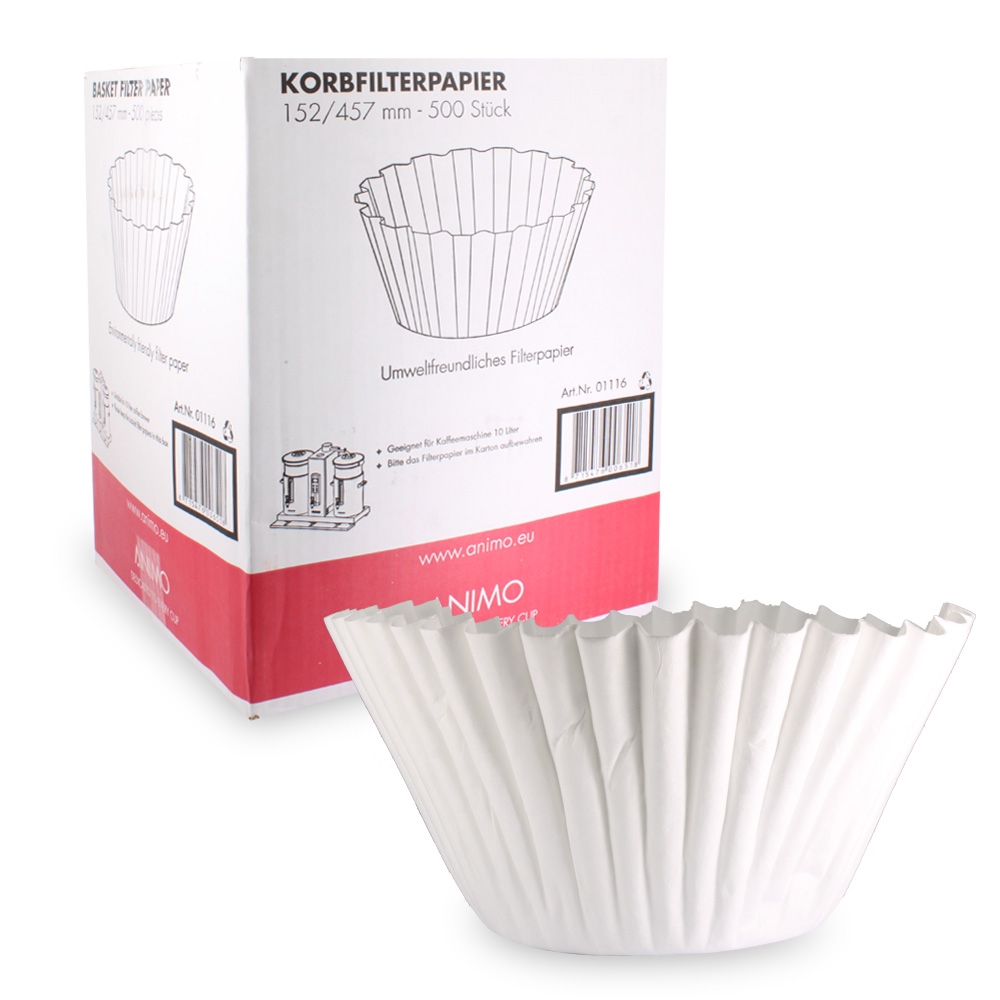 Filtro carta a cesto Ø152/457mm confezione 500pz