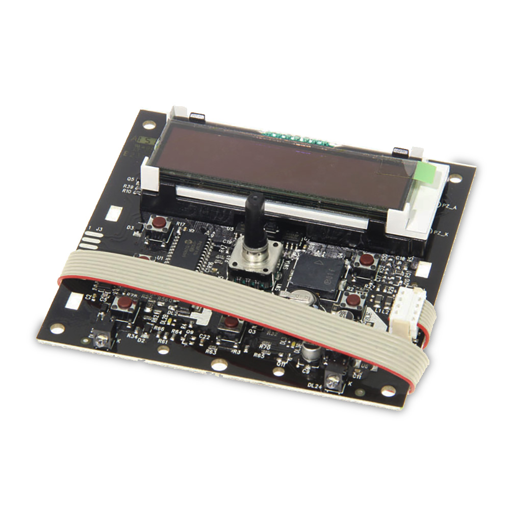 Scheda elettronica con display