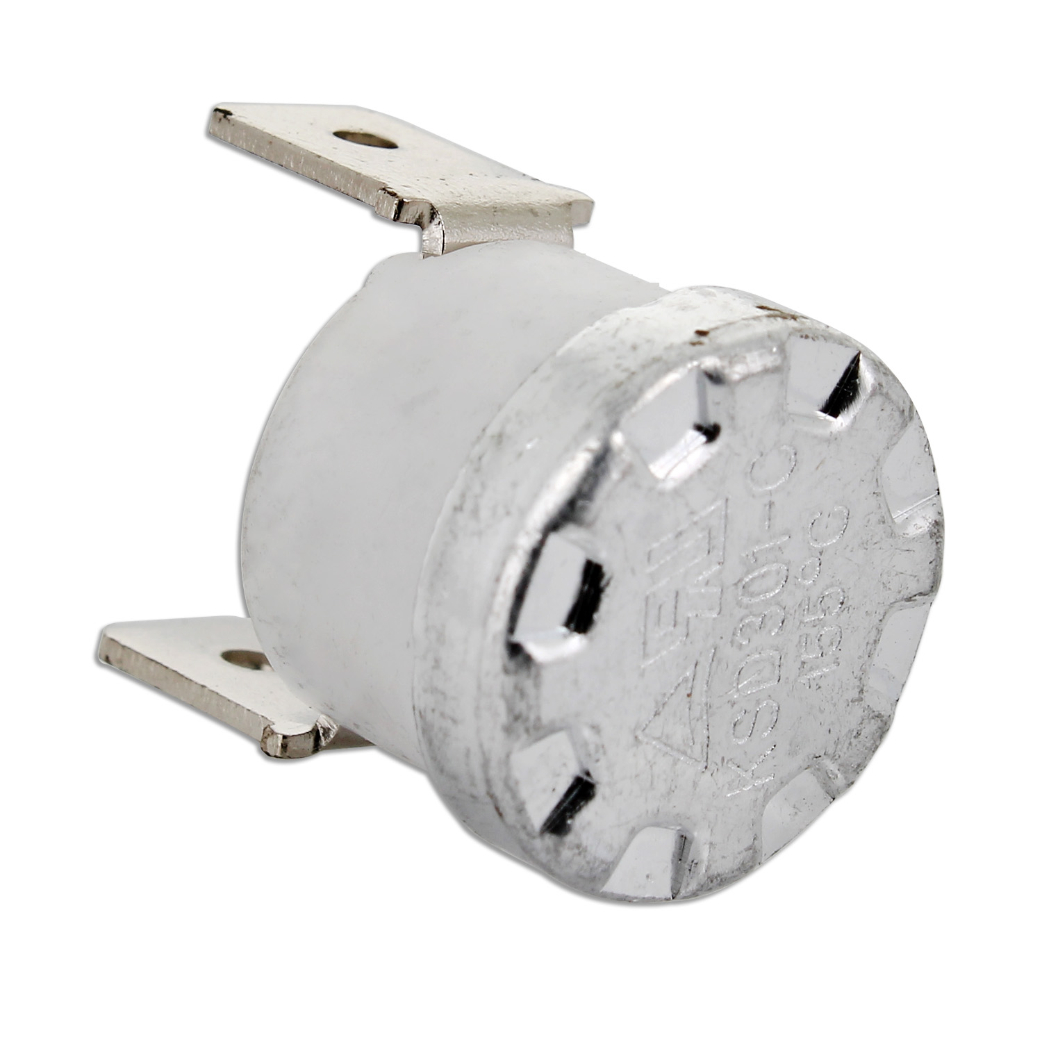 Termostato scatto fisso n.c. ceramico 155° klixon faston verticali 6,3 mm adatta