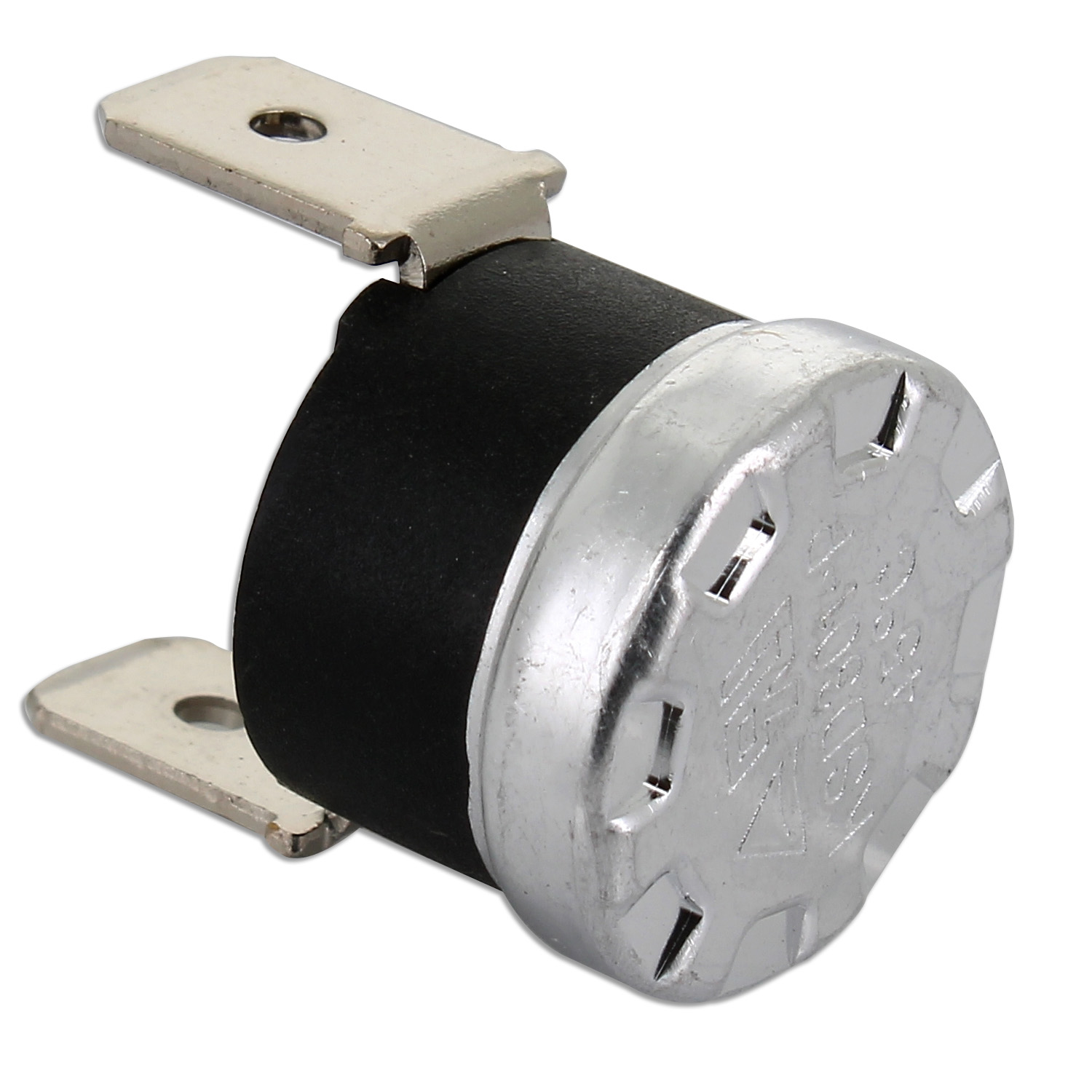 Termostato scatto fisso n.c. 45° klixon faston verticali 6,3 mm adattabile