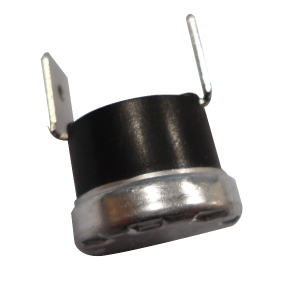 Termostato scatto fisso n.c. 132° faston verticali da 6,3 mm adattabile