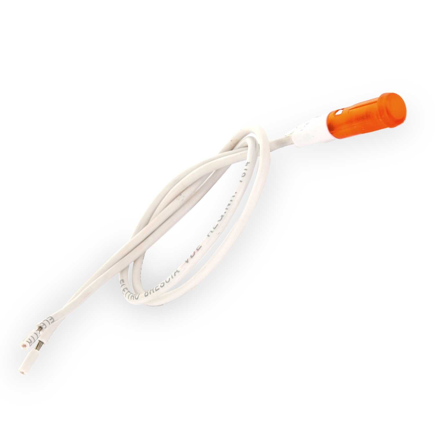 Spia luminosa arancione 220v Ø 6 mm con cavetti adattabile el3100 el3200