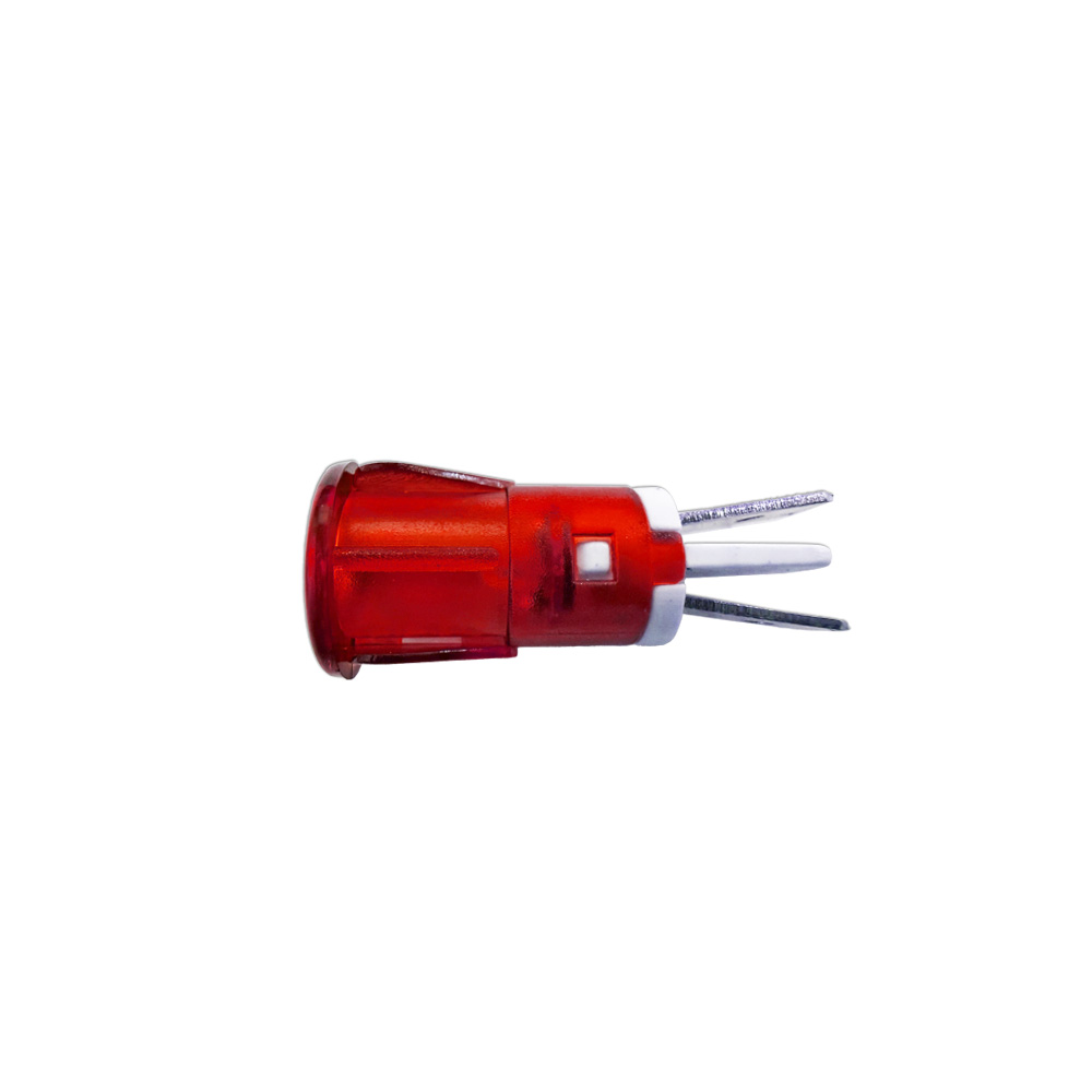 Spia luminosa di colore rosso Ø 12mm 2 faston adattabile