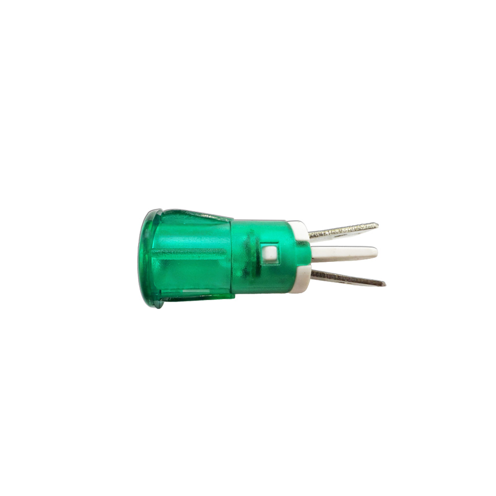 Spia luminosa di colore verde Ø 12mm 2 faston adattabile