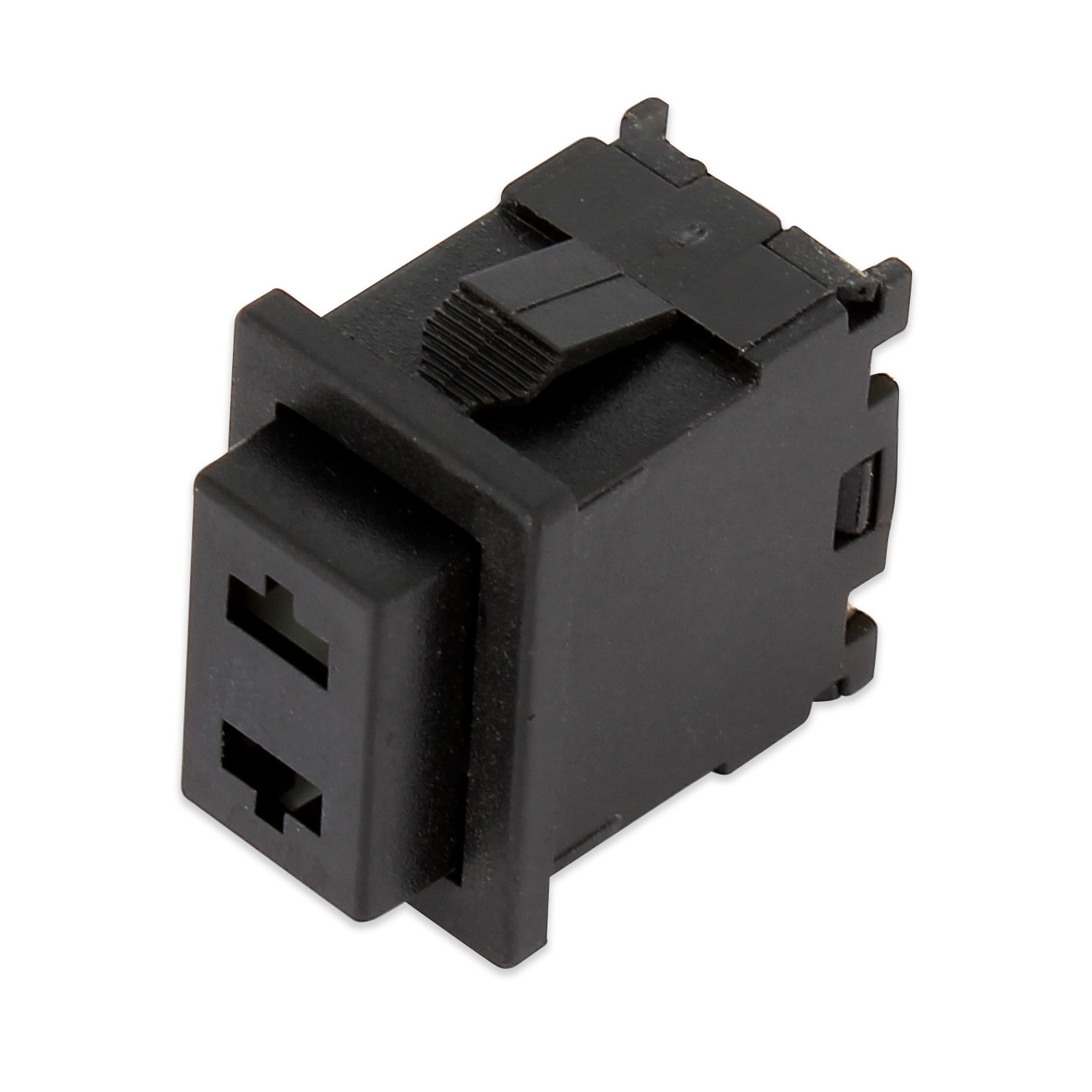 Pulsante 13x20 push con asole su tasto 250v - 10a adattabile