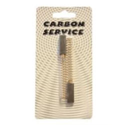 Blister da 2 carboncini 5 x 5 x 15/12 mm con molle adattabile