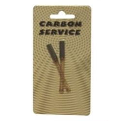 Blister da 2 carboncini Ø 3,9 x 18/15 mm tondi con molle adattabile