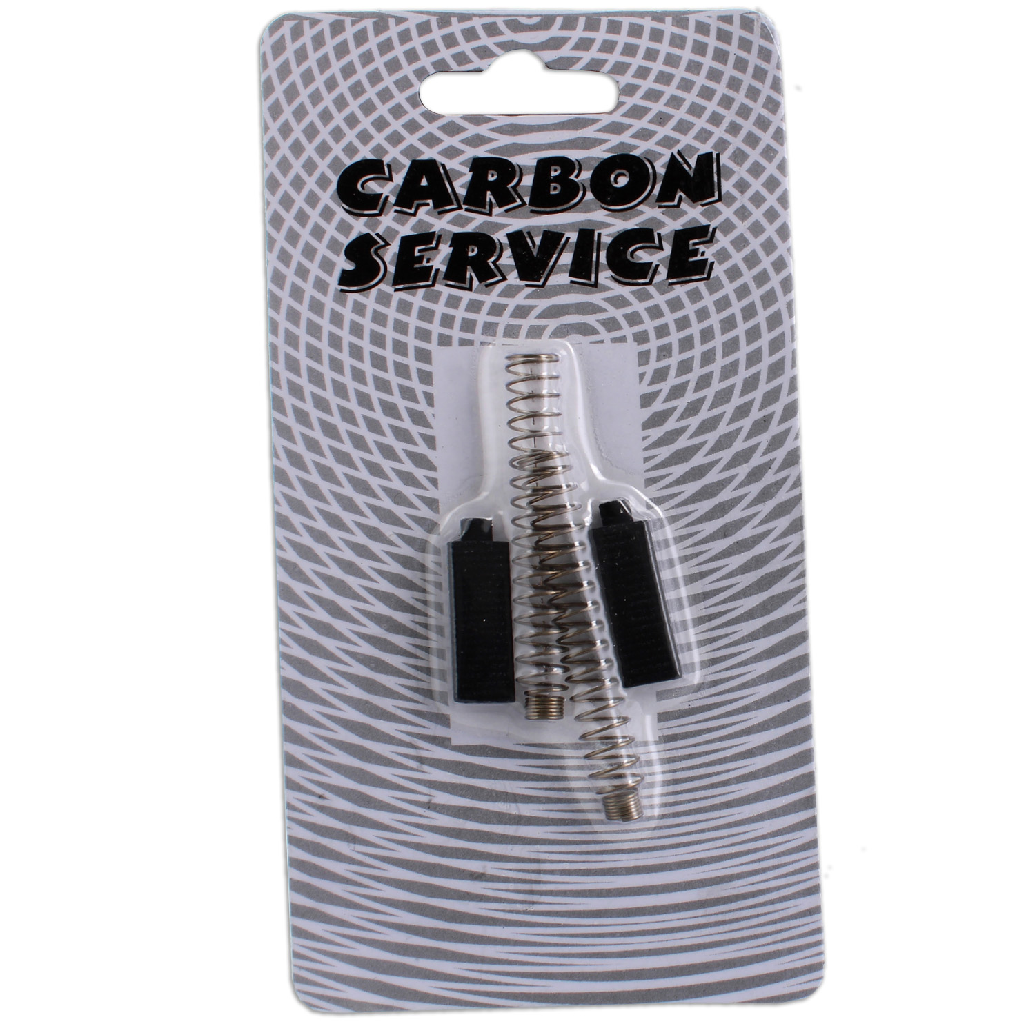 Blister da 2 carboncini 8 x 5 x 22 mm con molle per motore h063 h063c adattabile