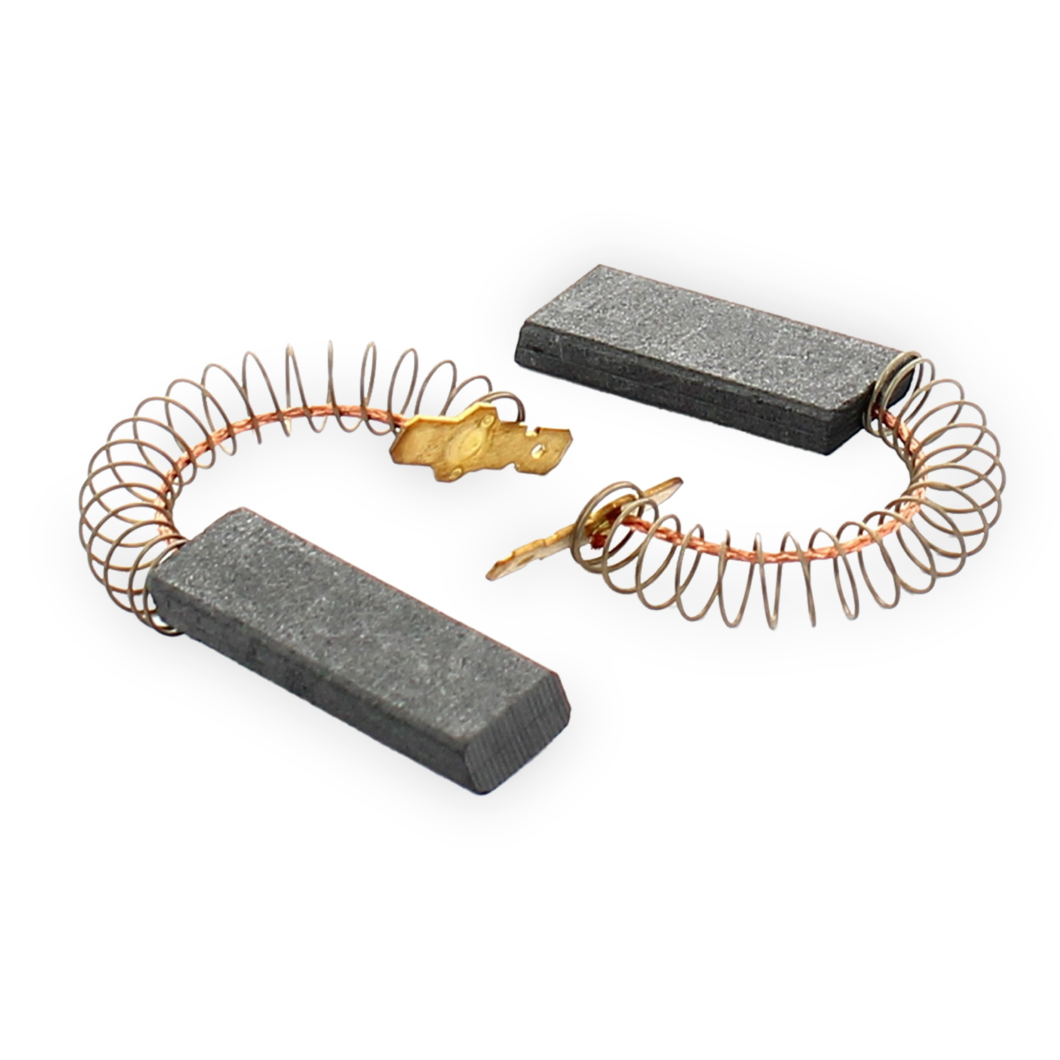 Kit da 2 carboncini 5x12,5x36mm cavetto 42,5mm sandwich type per motori ceset a