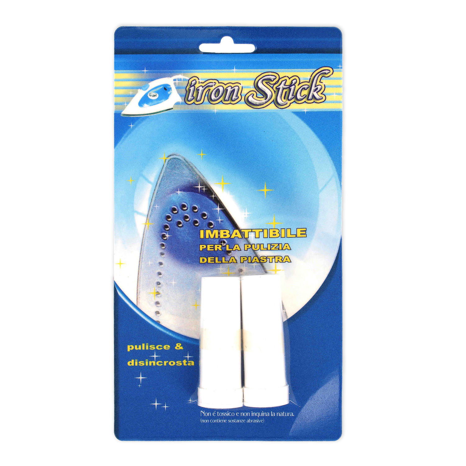 Sciolino pulizia piastra ferri slalom confezionato in blister da 2 stick adattab