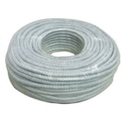 Tubo vapore 5x10mm di colore bianco/grigio al metro