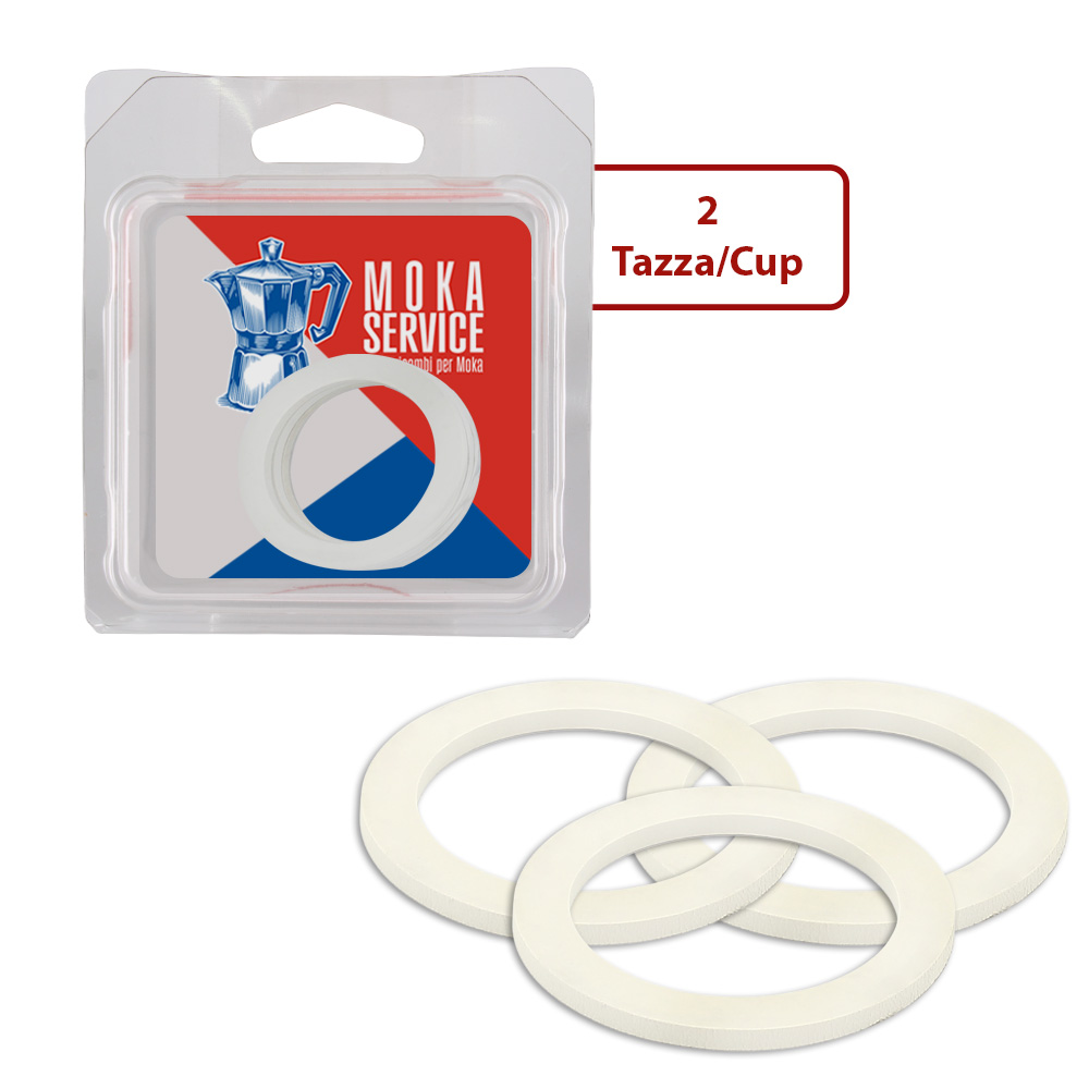 Guarnizione in gomma 3 pz - 2 tazze - adattabile Stella