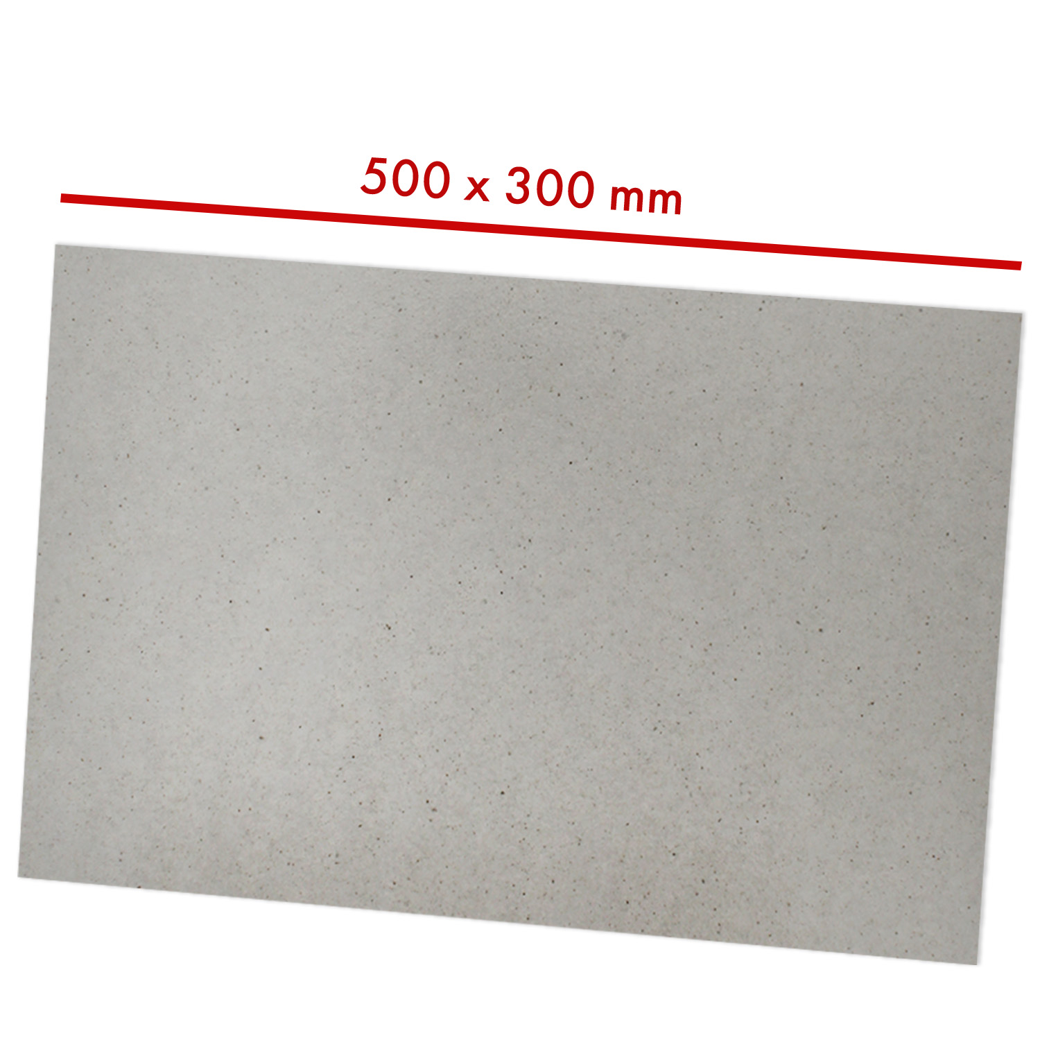 Foglio mica protezione condotto microonde 500x300mm spessore 0,4mm adattabile