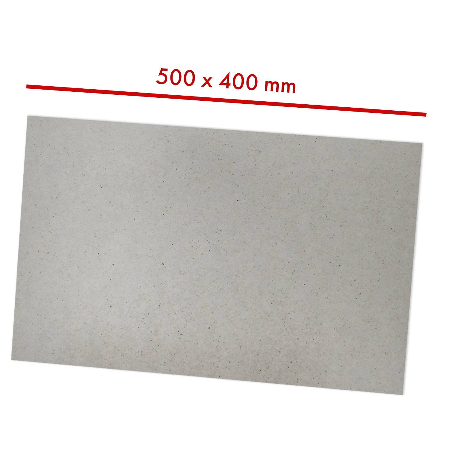 Foglio mica protezione condotto microonde 500x400mm spessore 0,4mm adattabile