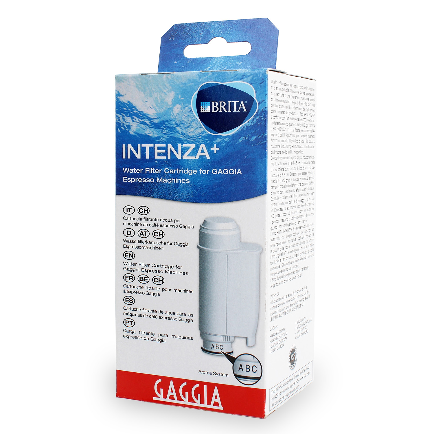 Filtro acqua intenza+ brita confezionato in scatola RI9113/60 (ex CA6702/10)