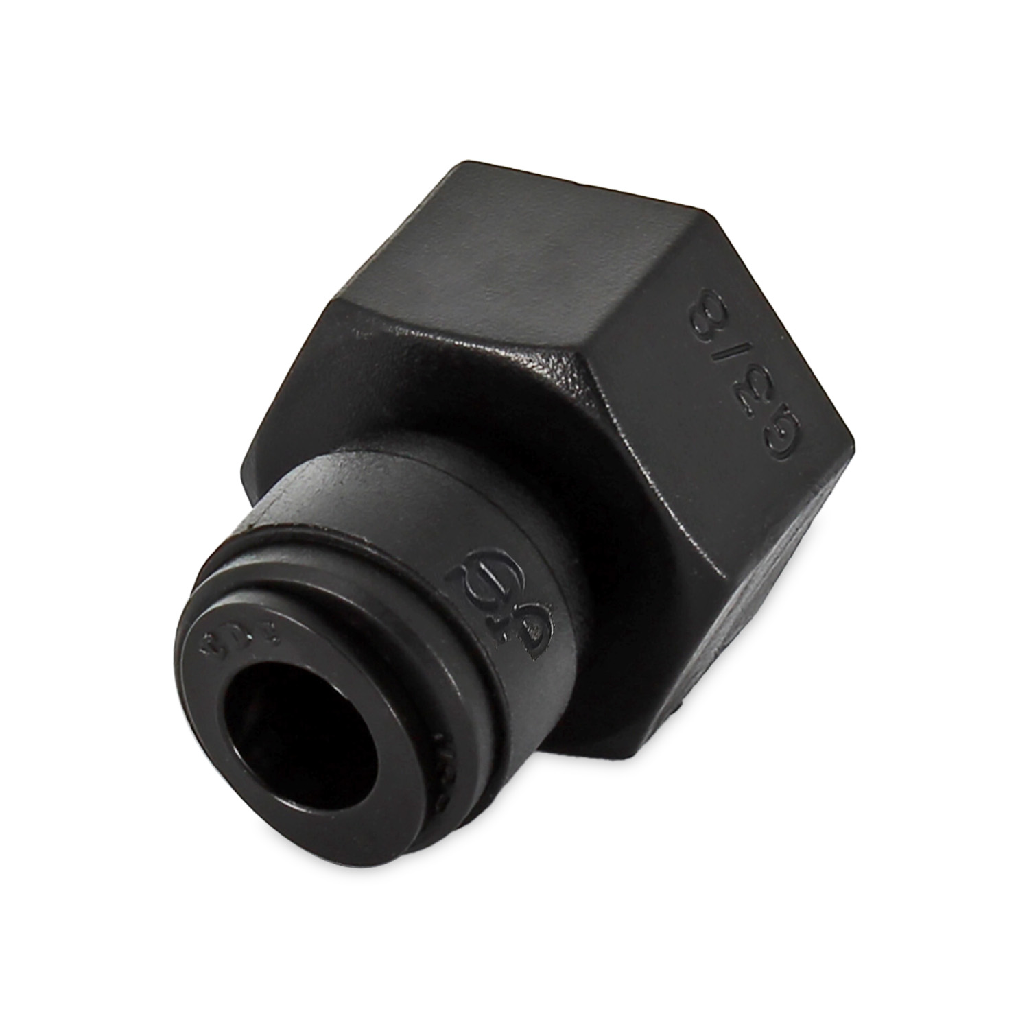 Raccordo dritto adattatore Ø 8mm - 3/8 femmina