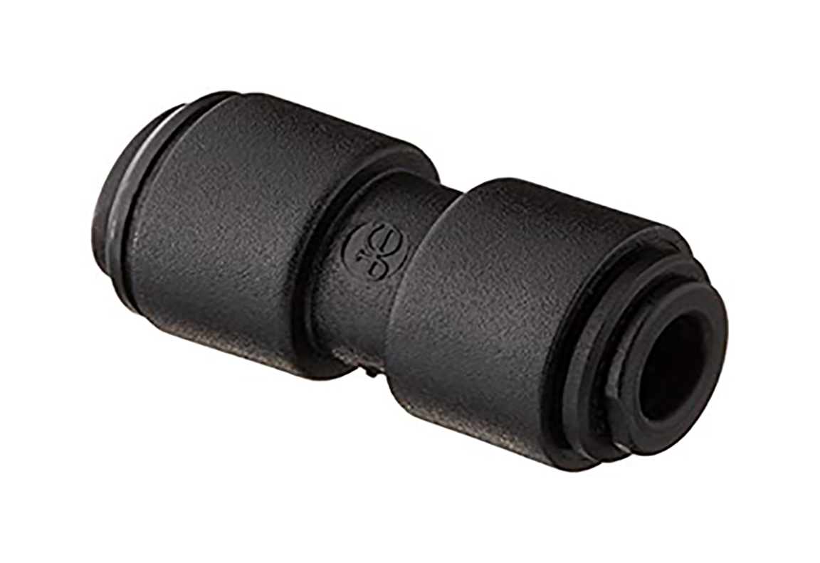 Raccordo dritto 2 attacchi Ø 8mm a pressione