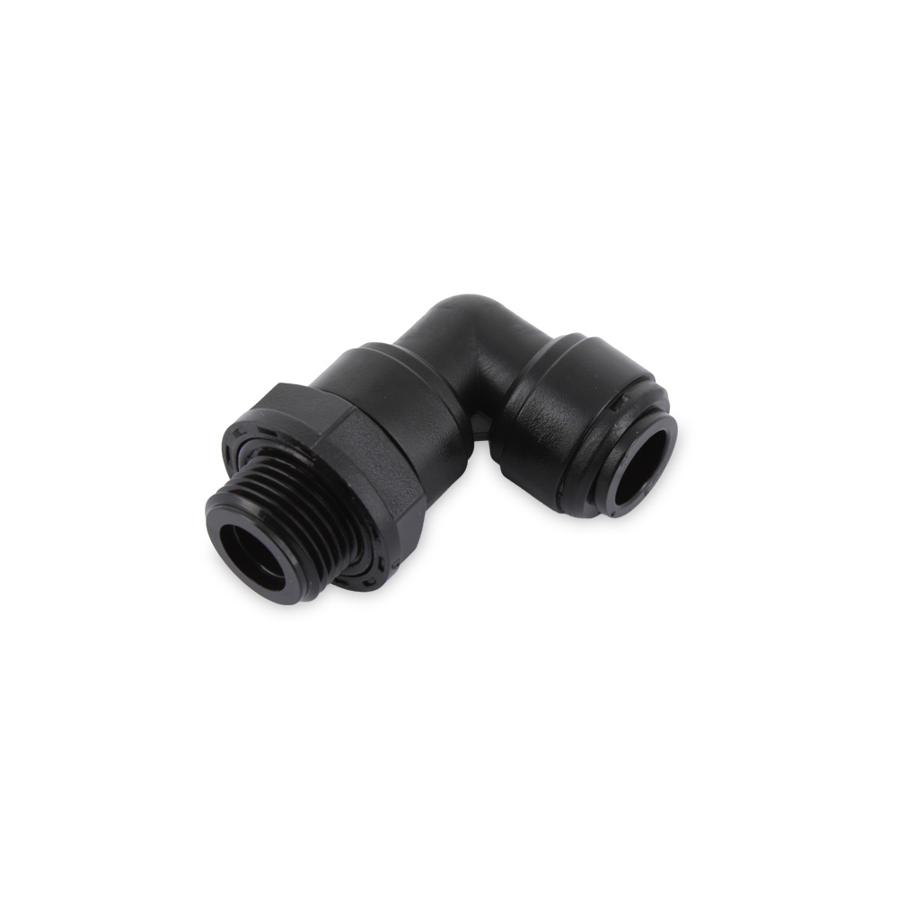 Raccordo a gomito 3/8 Ø10mm adattabile
