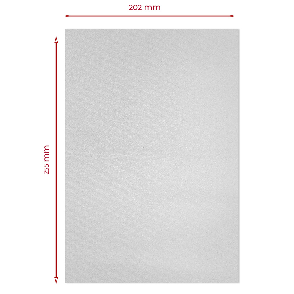 Microfiltro per aspirapolvere dimensione 255x202mm ritagliabile