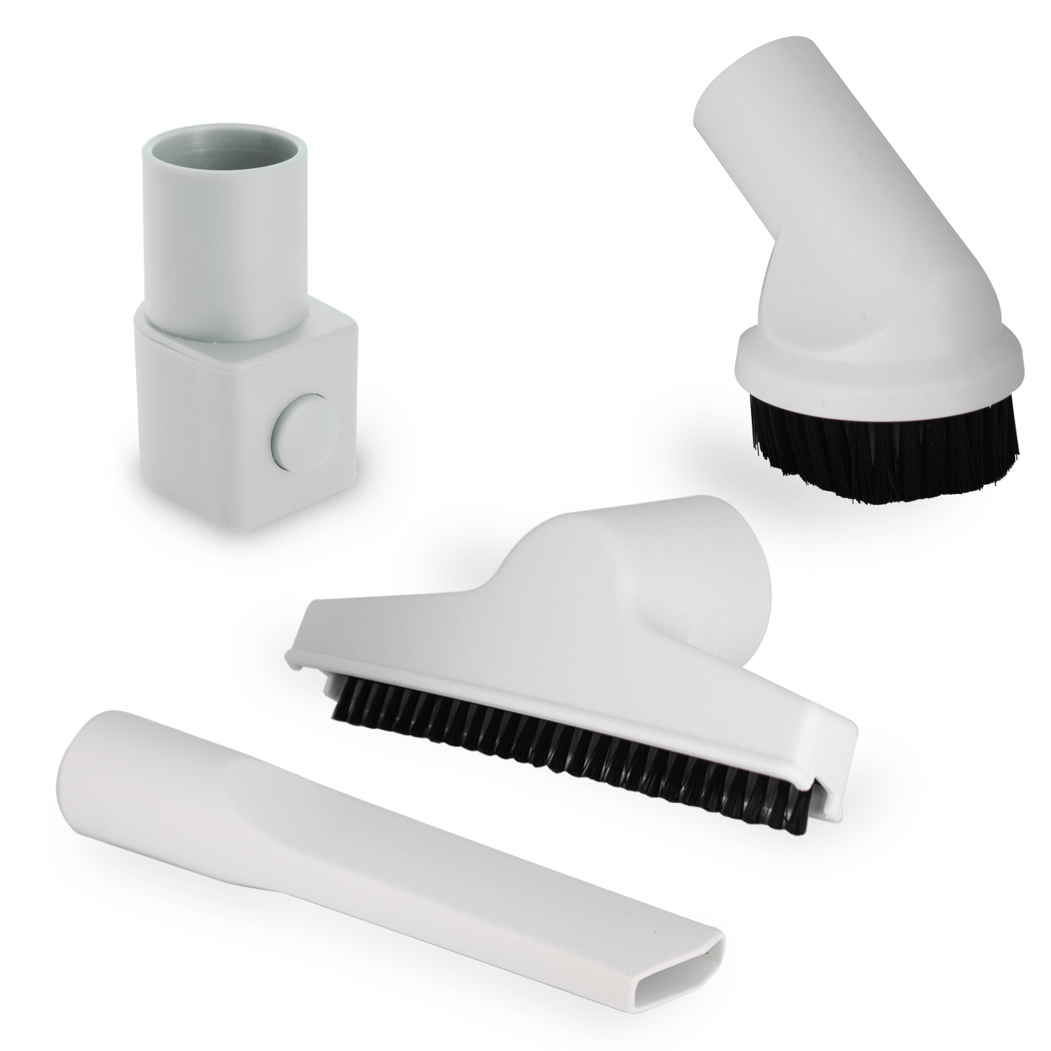 Kit composto da bocchetta pennello lancia adattatore colore BIANCO adattabile a