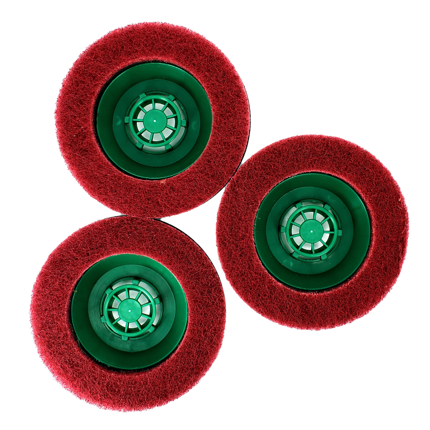 Spazzole pad abrasive in scatola set 3 pz adattabile a modelli Pulilux 510 - 511
