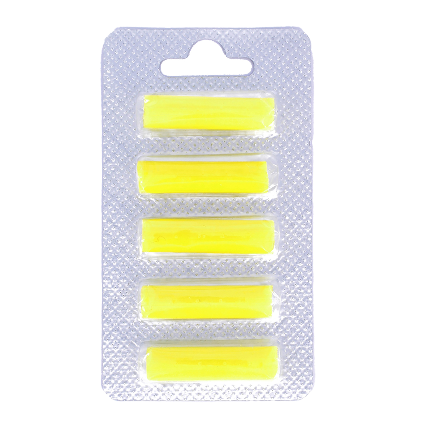 Blister 5 sticks profumatori per aspirapolvere fragranza limone - giallo sfuso