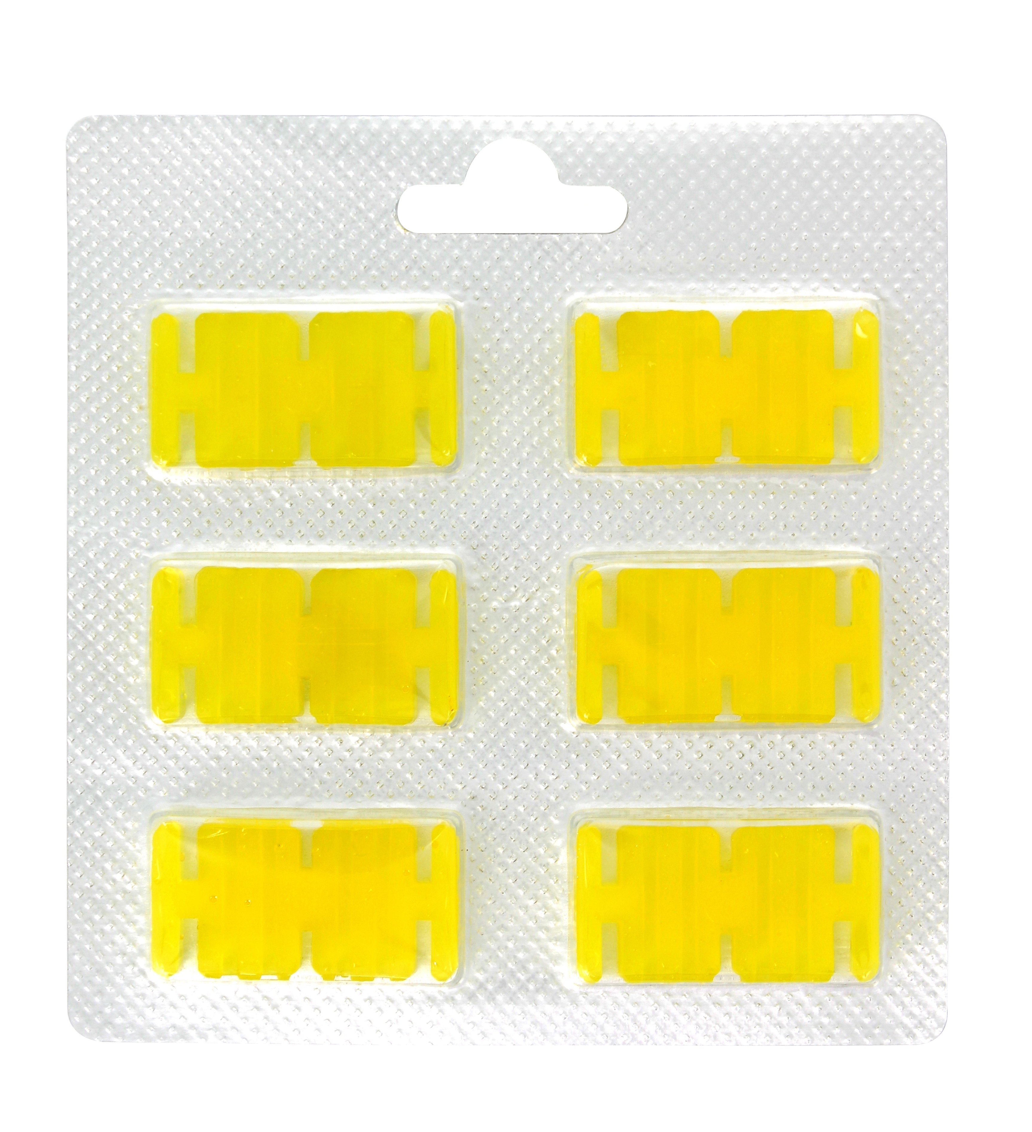 Profumatore per aspirapolvere da 6 tavolette in blister fragranza Limone Giallo