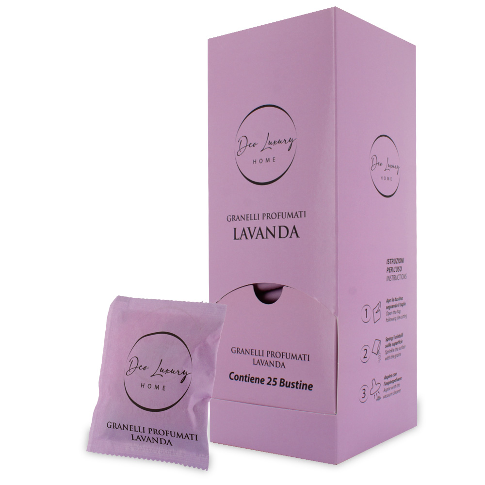 Espositore granuli profumati "Lavanda" , 25 bustine da 35 gr