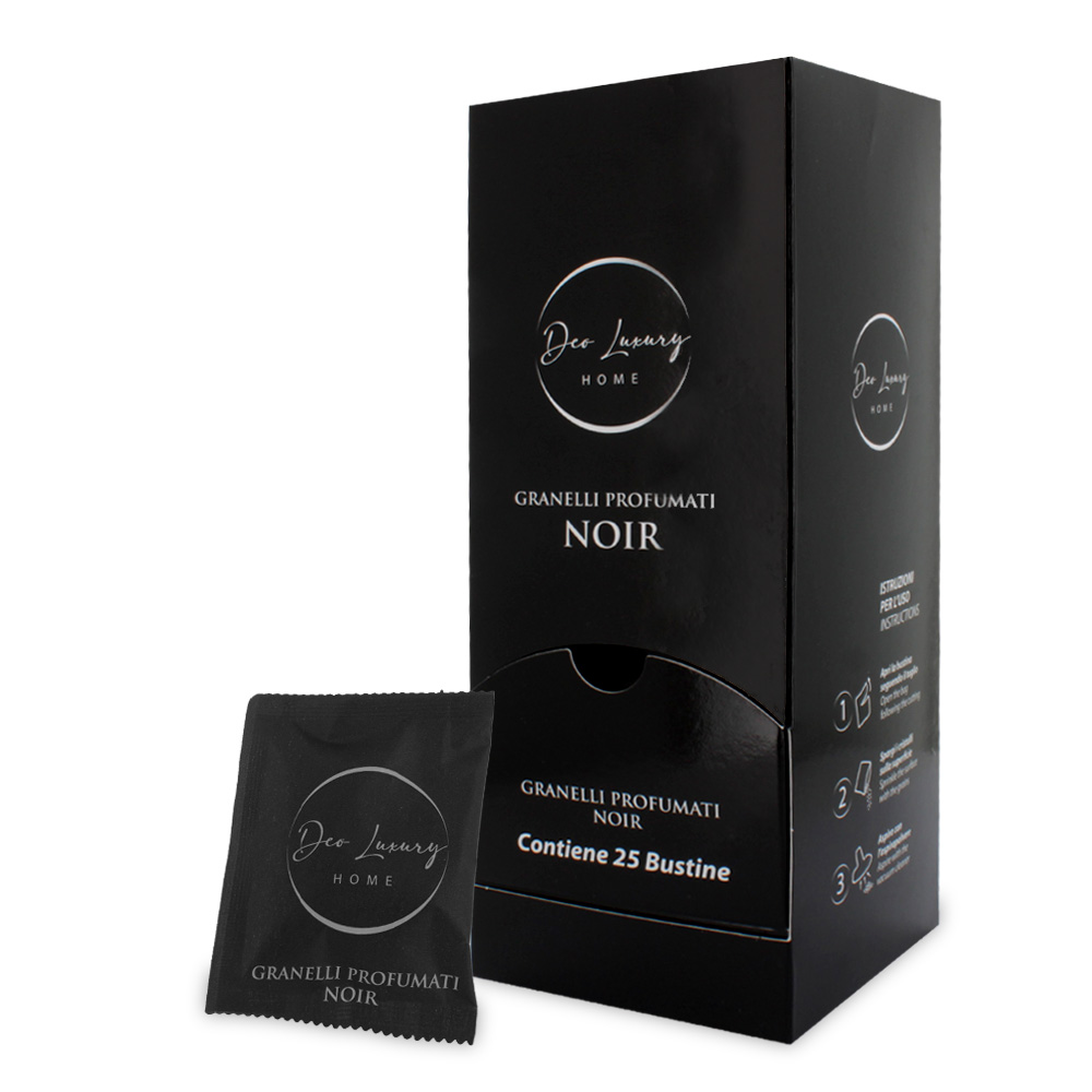 Espositore granuli profumati "Noir" , 25 bustine da 35 gr