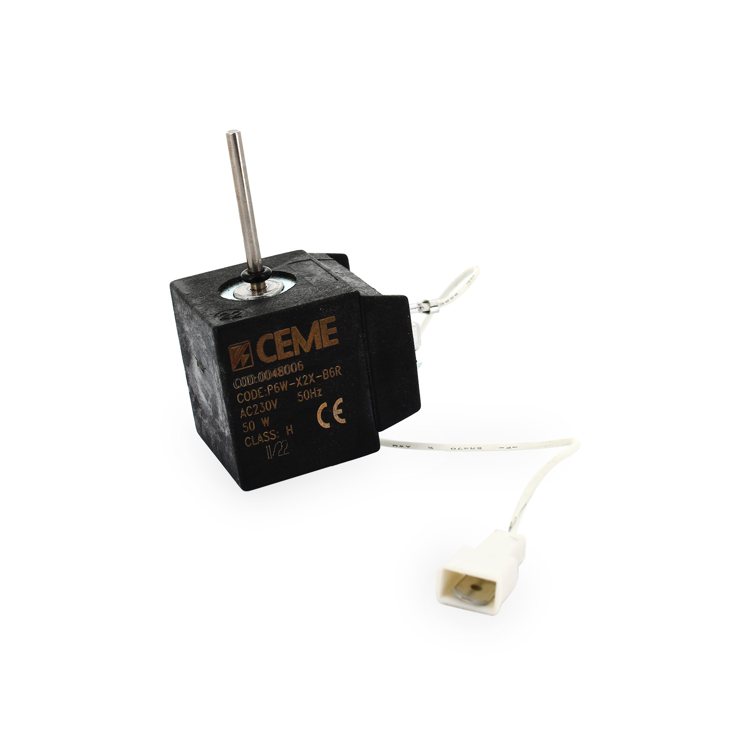 Magnete di spinta ceme 230v 6w 50hz per valvola scarico macchina automatica da c