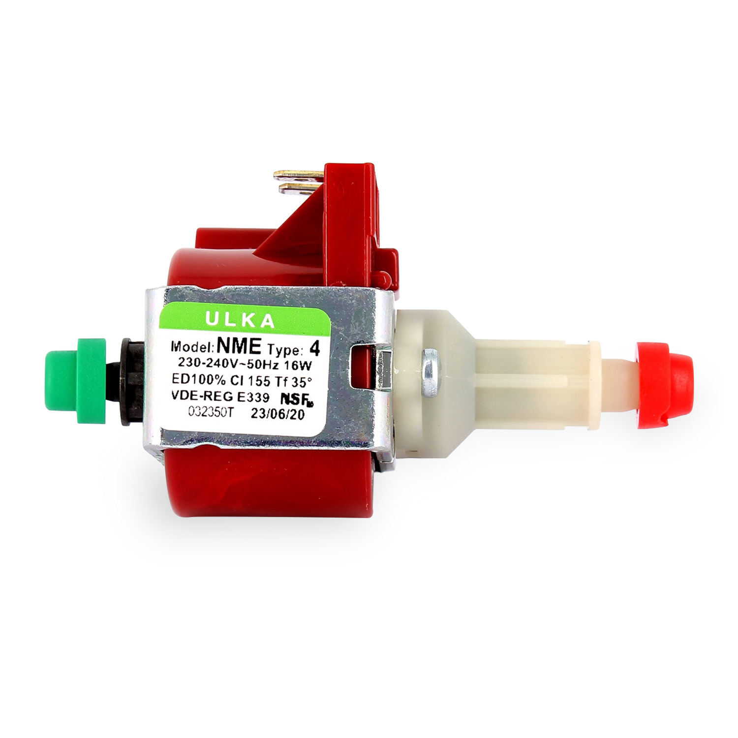 Pompa Ulka nme4 230/240v - 50hz - 16w 2,7bar - on/off 100% - portata 53cc min in