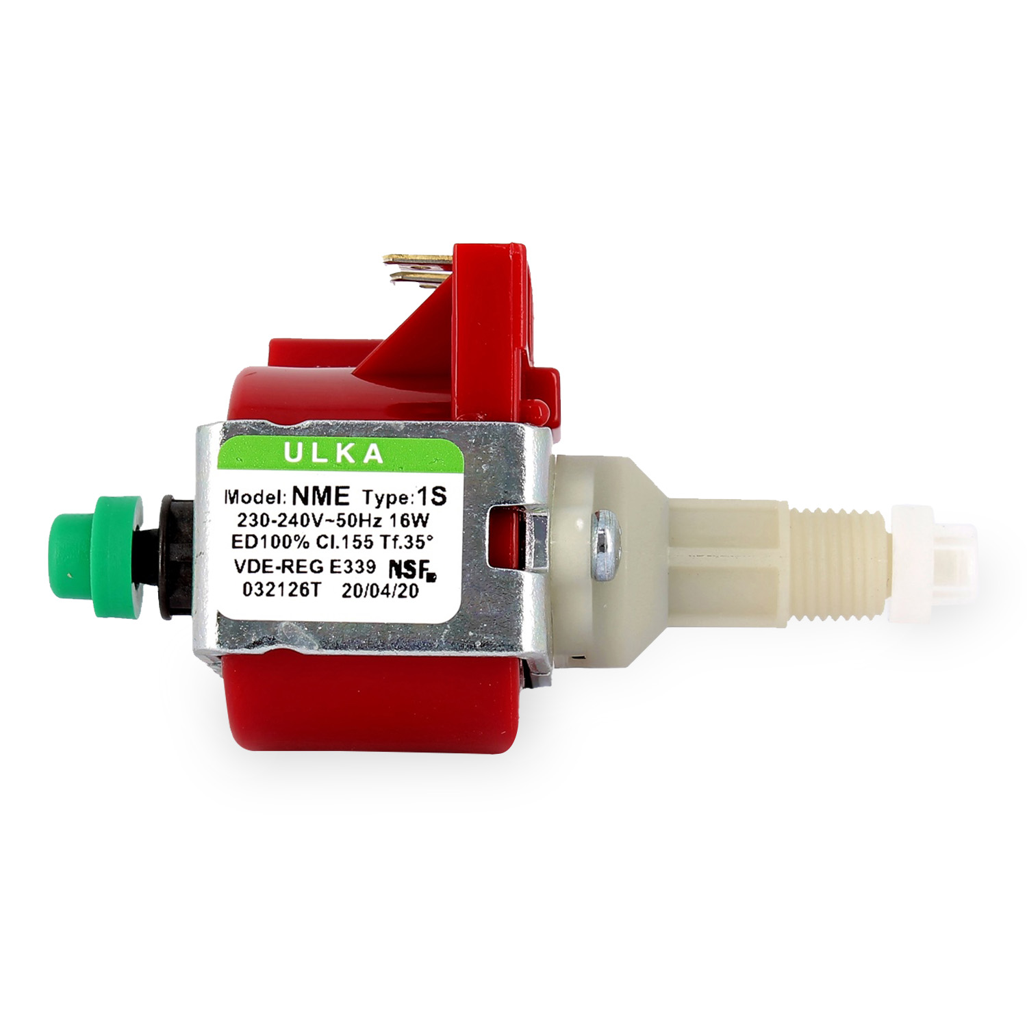 Pompa nme1s 230/240v - 50hz - 16w 3,5bar - on/off 100% - portata 200cc min ingre
