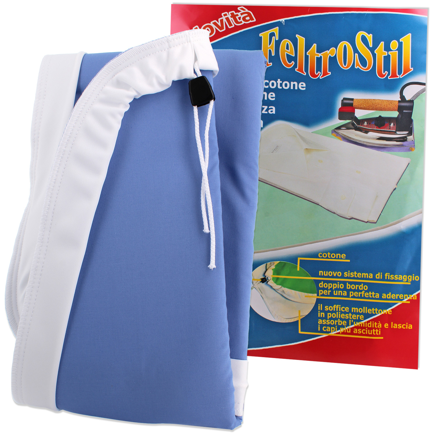 Copriasse 700/901 112x48cm feltrostil in cotone azzurro