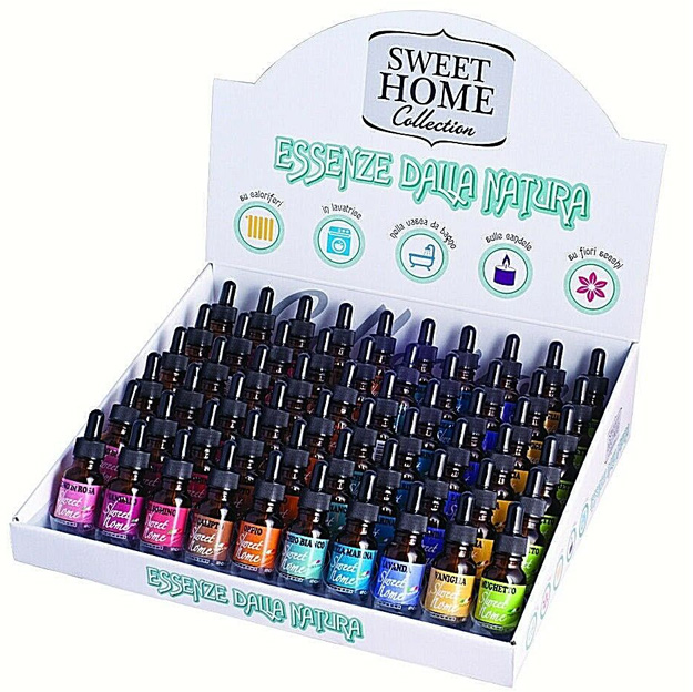 Essenze ambientali expo da 60 flaconi da 15ml cad.