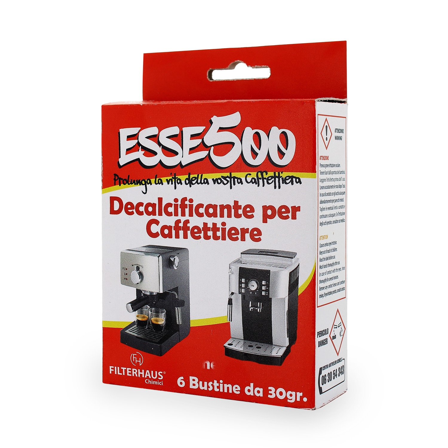 Decalcificante per caffettiera 6 bustine 30gr adattabile