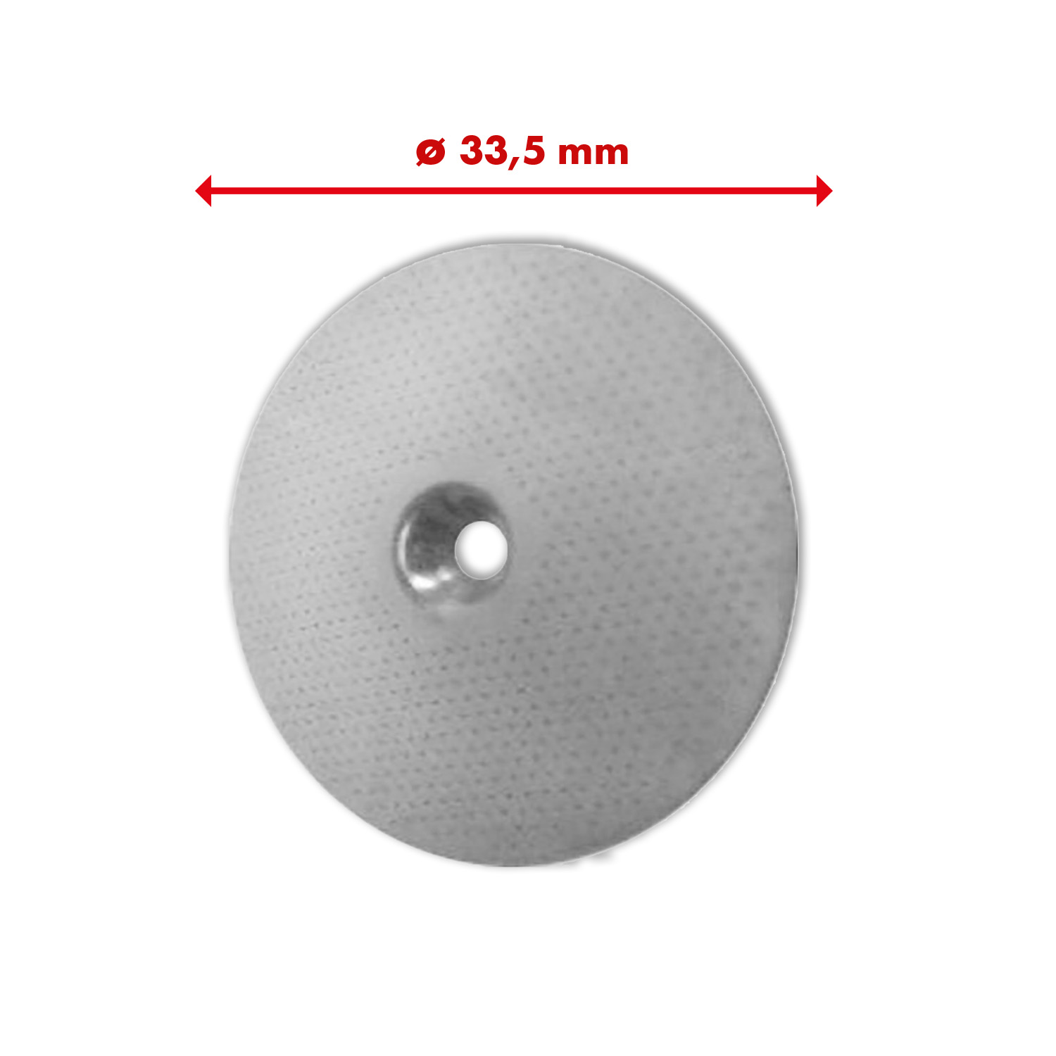 Doccia filtro inox Ø 33,5 mm adattabile