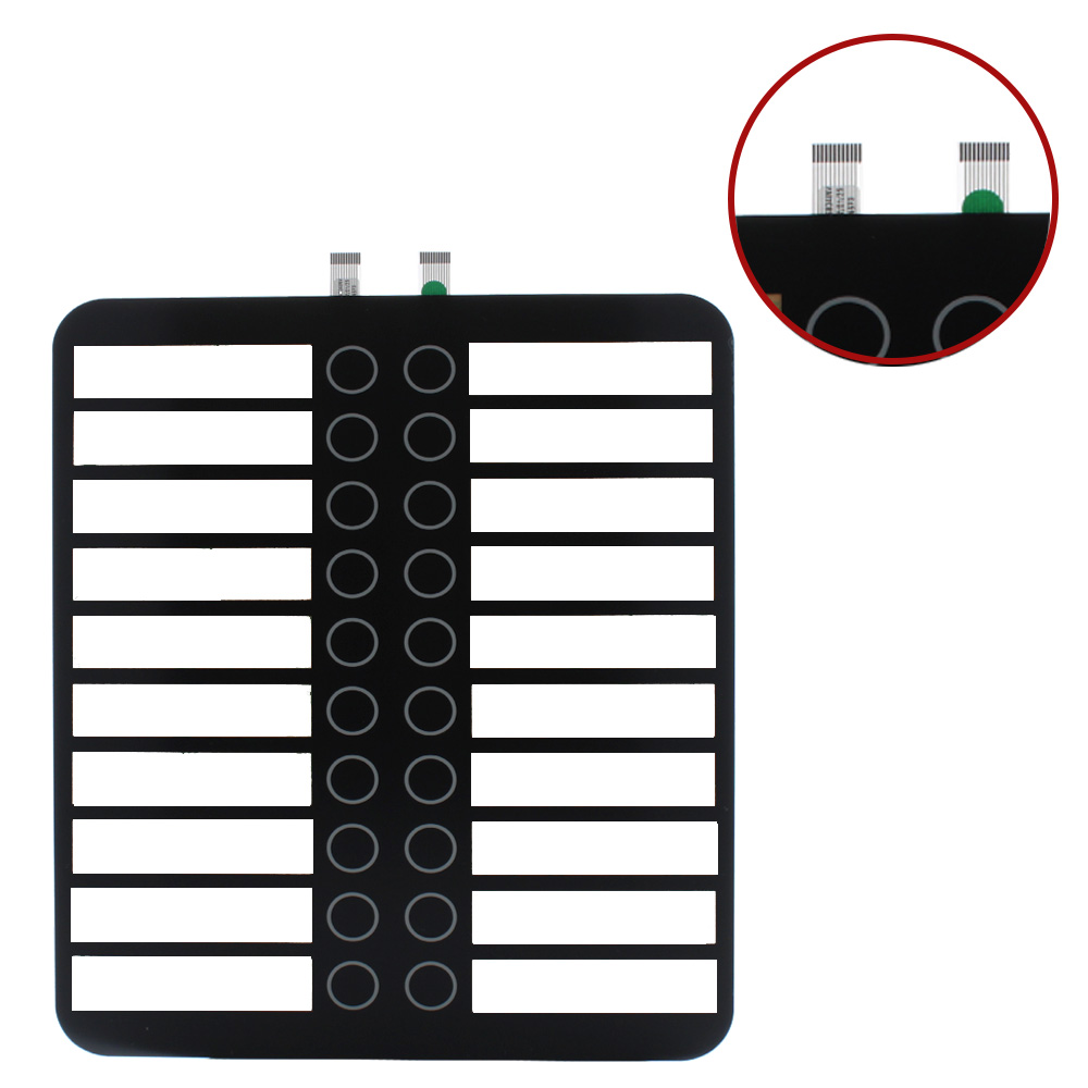 Pulsantiera esterna touch senza scheda elettronica con flat invertiti per modell
