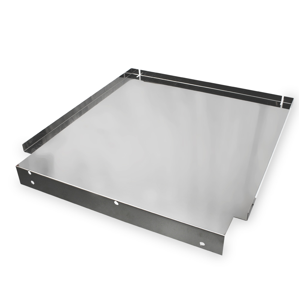 Pianale base interno in acciaio inox 430 spessore 1,2mm 566x480mm distributore
