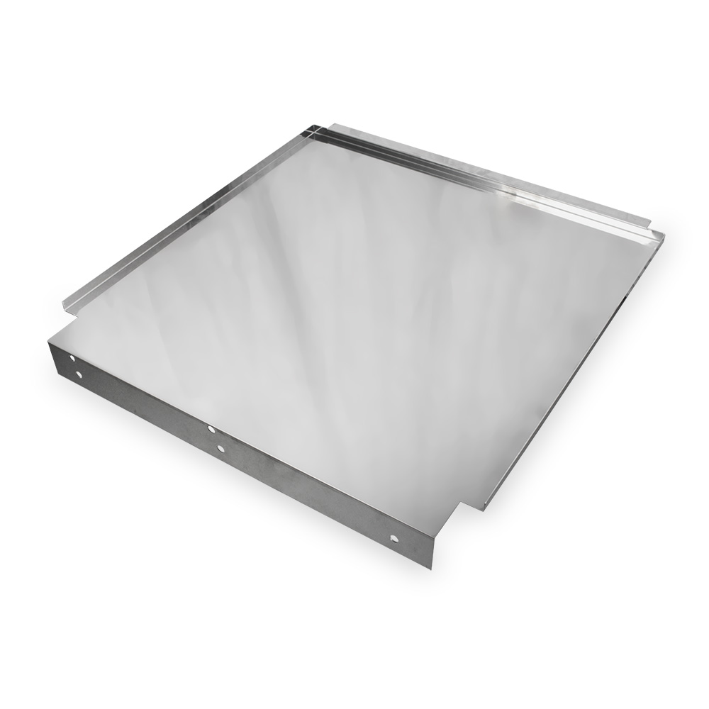 Pianale base interno in acciaio inox 430 spessore 0,8mm 695x675mm per distributo