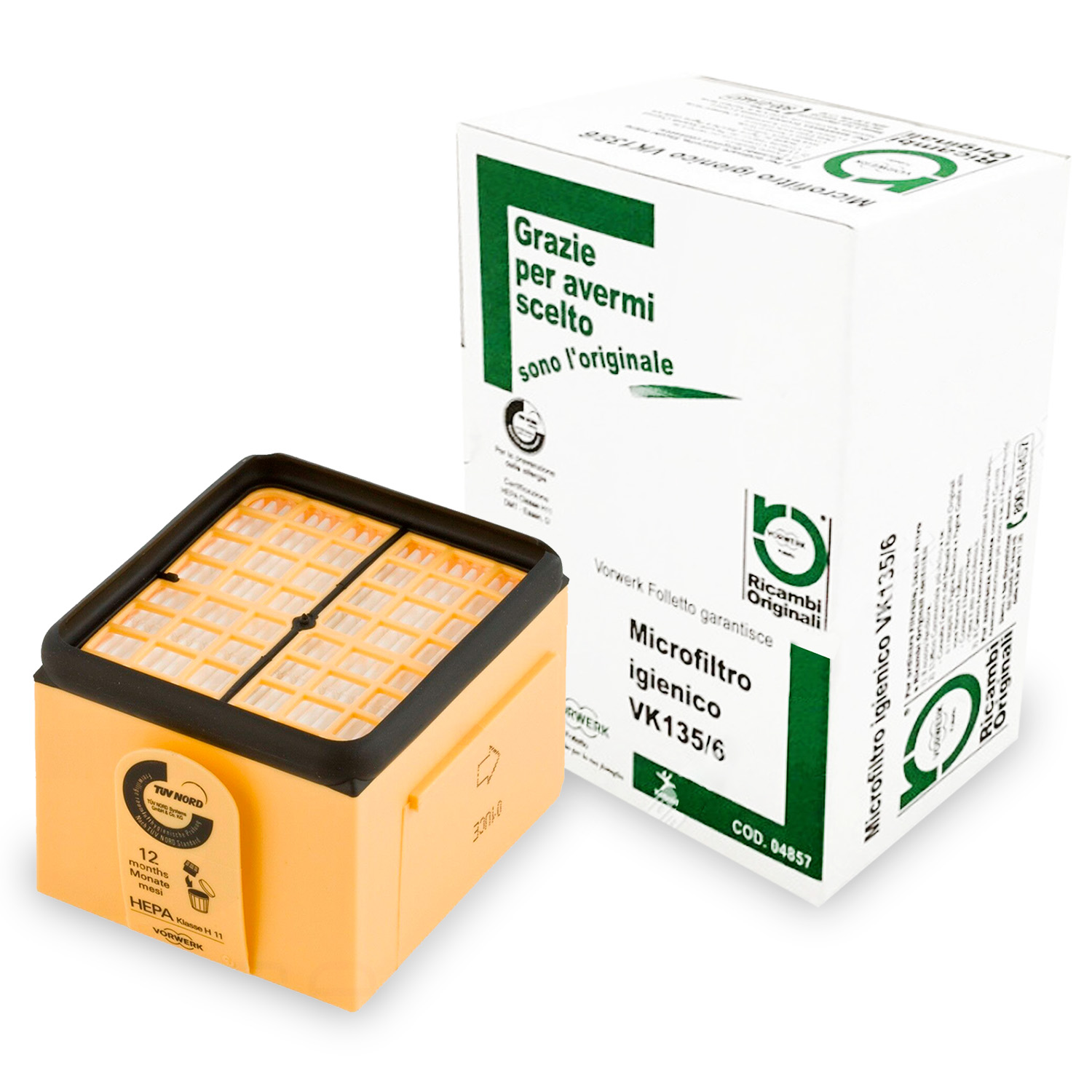 Microfiltro igienico Hepa per modellii VK135 e VK136